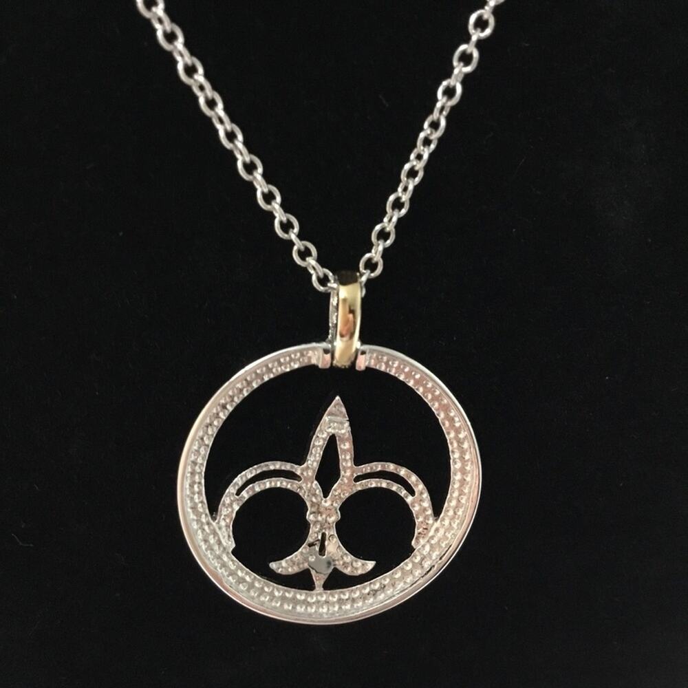 Sterling Silver Crystal Rocket Necklace - Picture 3 of 8
